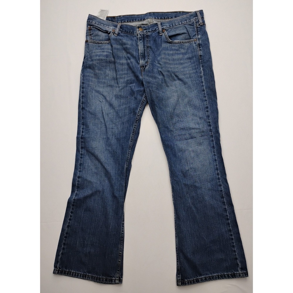 Levi's 527 Jeans Mens 38x30 Slim Bootcut Blue Denim